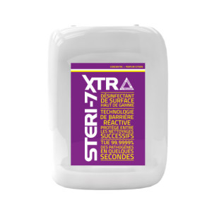 Désinfectant STERI-7 XTRA Concentré, Citron - Bidon 20L