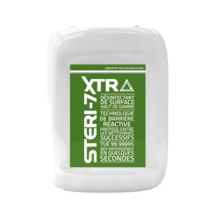 Désinfectant STERI-7 XTRA Concentré Agriculture Nature - Bidon 20L