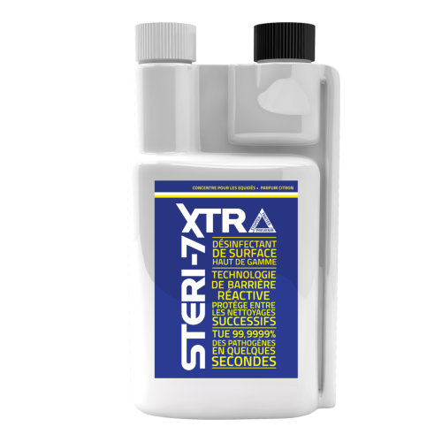 Désinfectant STERI-7 XTRA Concentré Equidés Citron - Bidon 1L