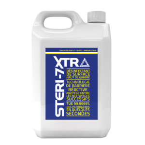 Désinfectant STERI-7 XTRA Concentré Equidés Citron - Bidon 5L