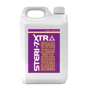 Désinfectant STERI-7 XTRA Concentré, Citron - Bidon 5L