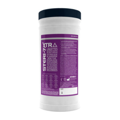 STERI-7 XTRA lingettes désinfectantes - Tube de 200