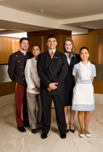 personnel hôtelier nettoyage